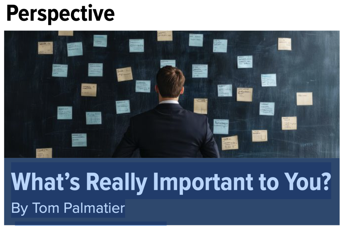 What’s Really Important to You?